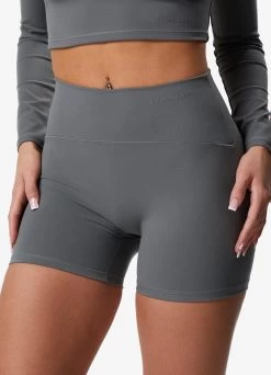 Gym King Peach Luxe 4" Short - Dark Sage Luxe -Fit Wear Shop PEACHLUXELSTOP SHORT DARKSAGELUXEWLT A2BVIWSR A2BVL164