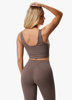 Gym King Peach Luxe Tank - Praline Luxe -Fit Wear Shop PEACHLUXETANK LEGGING PRALINELUXEWBT A2BVAWLG A2BVR102
