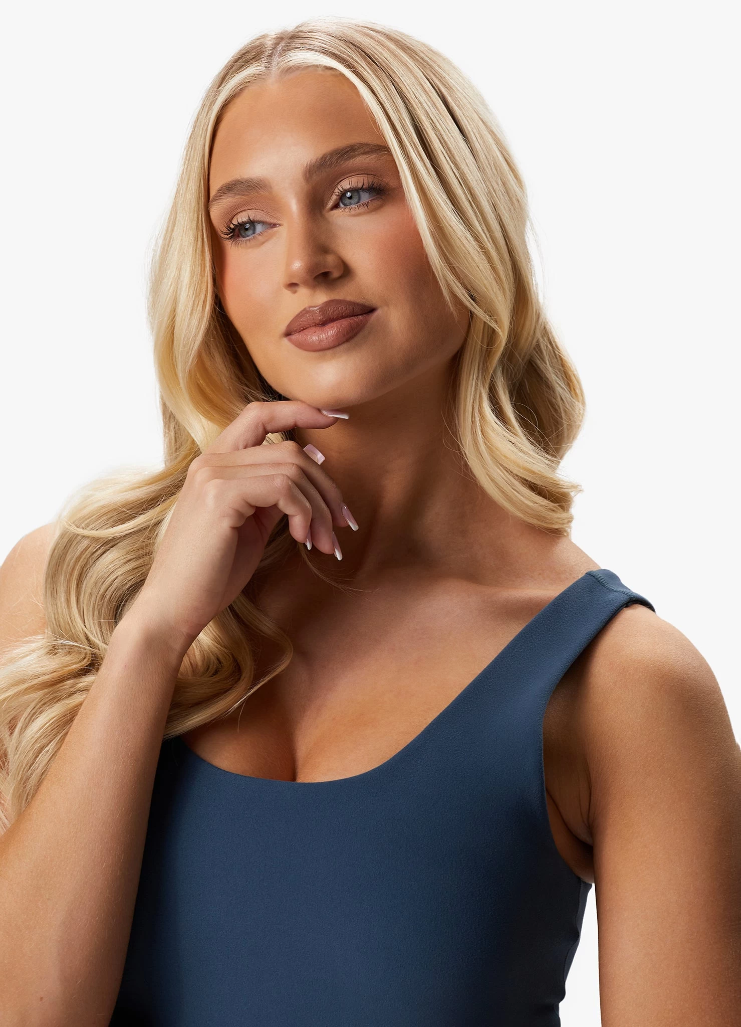 Gym King Peach Luxe Tank - Twilight Blue Luxe 21 Gym King Peach Luxe Tank - Twilight Blue Luxe - Image 19