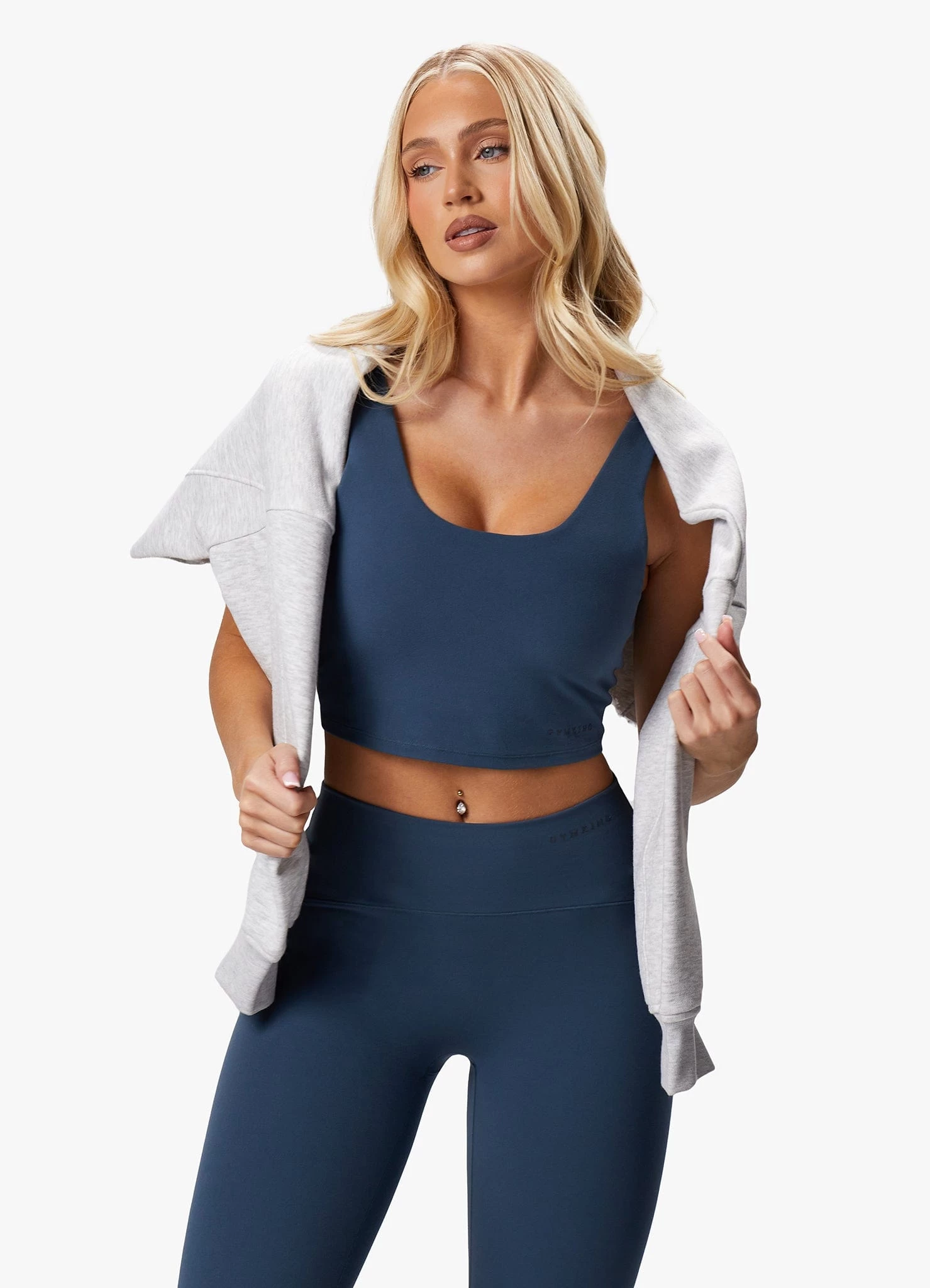 Gym King Peach Luxe Tank - Twilight Blue Luxe 13 Gym King Peach Luxe Tank - Twilight Blue Luxe - Image 11