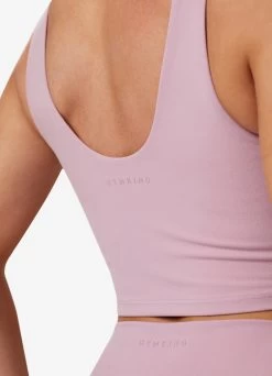 Gym King Peach Luxe Tank - Dusky Mauve Luxe -Fit Wear Shop PEACHLUXETANK SHORT DUSKYMAUVEWBT A2CL5WSR A2CXR139