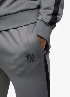 Gym King Poly Tracksuit Bottoms - Dark Grey/Black -Fit Wear Shop POLYOVERHEAD TRACKSUITBOTTOMS DARKGREYBLACKHDE B24X2TSB 1869 215