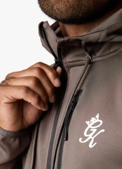 Gym King Precision FZ Hood - Iron/Black -Fit Wear Shop PRECISIONFZHOOD JOGGER KHAKIBLACKTST A2A41TSB A2A42 284