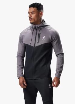 Gym King Precision FZ Hood - Slate Grey/Titanium Grey -Fit Wear Shop PRECISIONFZHOOD JOGGER SLATEGREYTITANIUMGREYTST A2C22TSB A2C21 565