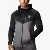 Gym King Precision Full Zip Hood - Graphite -Fit Wear Shop PRECISIONFZHOOD TRACKSUITBOTTOM BLACKGRAPHITETST A273T 368
