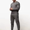 Gym King Premium Taped Tracksuit - Grey -Fit Wear Shop PREMIUMTAPEDCREW JOGGER GREYSWT A2BDOTSB A2BD9 43 1cc56ab4 3c86 4463 9b27 171aa860028c