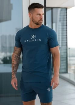 Gym King Pro Jersey Tee - Dark Indigo