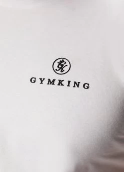 Gym King Pro Classic Tee - White -Fit Wear Shop PROCLASSICTEE SHORT WHITESST B2CUYSHR B2CV3 146