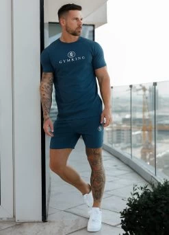 Gym King Pro Jersey Tee - Dark Indigo -Fit Wear Shop PROINDIGO4