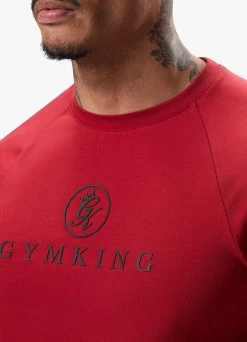 Gym King Pro Logo Jersey Tee - Red -Fit Wear Shop PROJERSEYTEE JOGGER BLACKREDSST A2C3JTSB A2C3A 480