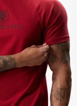 Gym King Pro Logo Jersey Tee - Red -Fit Wear Shop PROJERSEYTEE JOGGER BLACKREDSST A2C3JTSB A2C3A 481