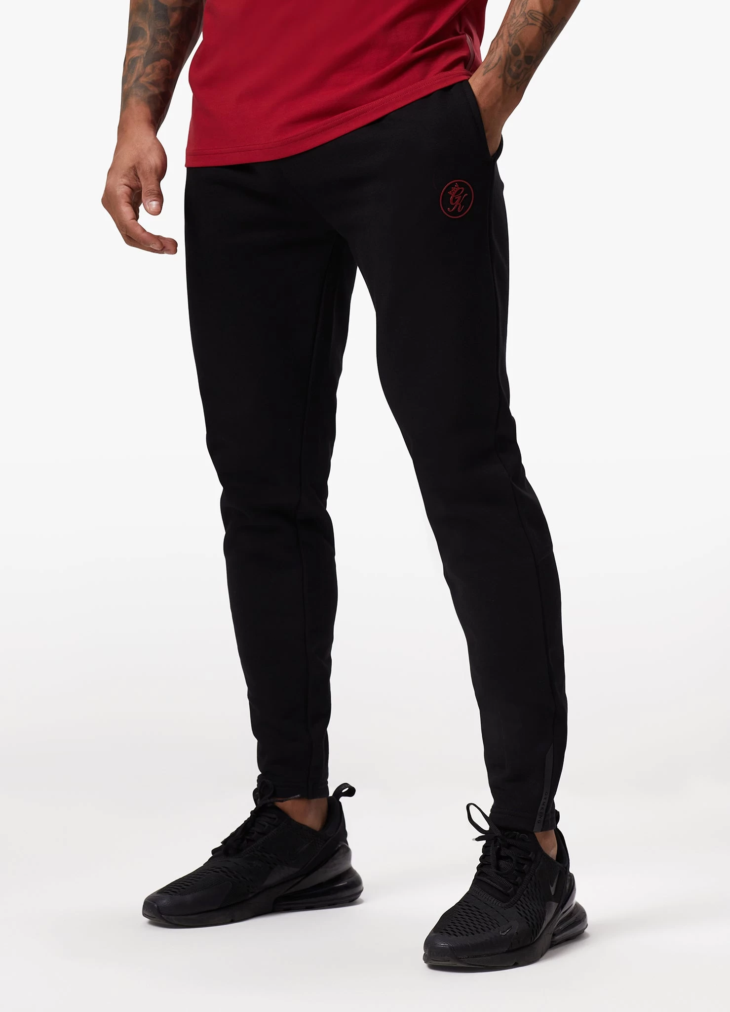 Gym King Pro Logo Jogger - Black/Red 6 Gym King Pro Logo Jogger - Black/Red - Image 4