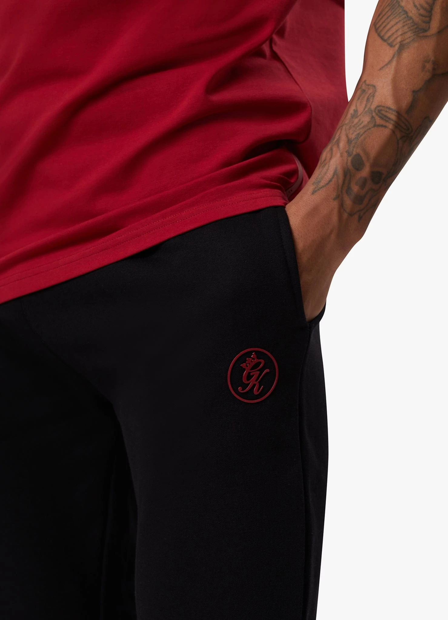 Gym King Pro Logo Jogger - Black/Red 8 Gym King Pro Logo Jogger - Black/Red - Image 6
