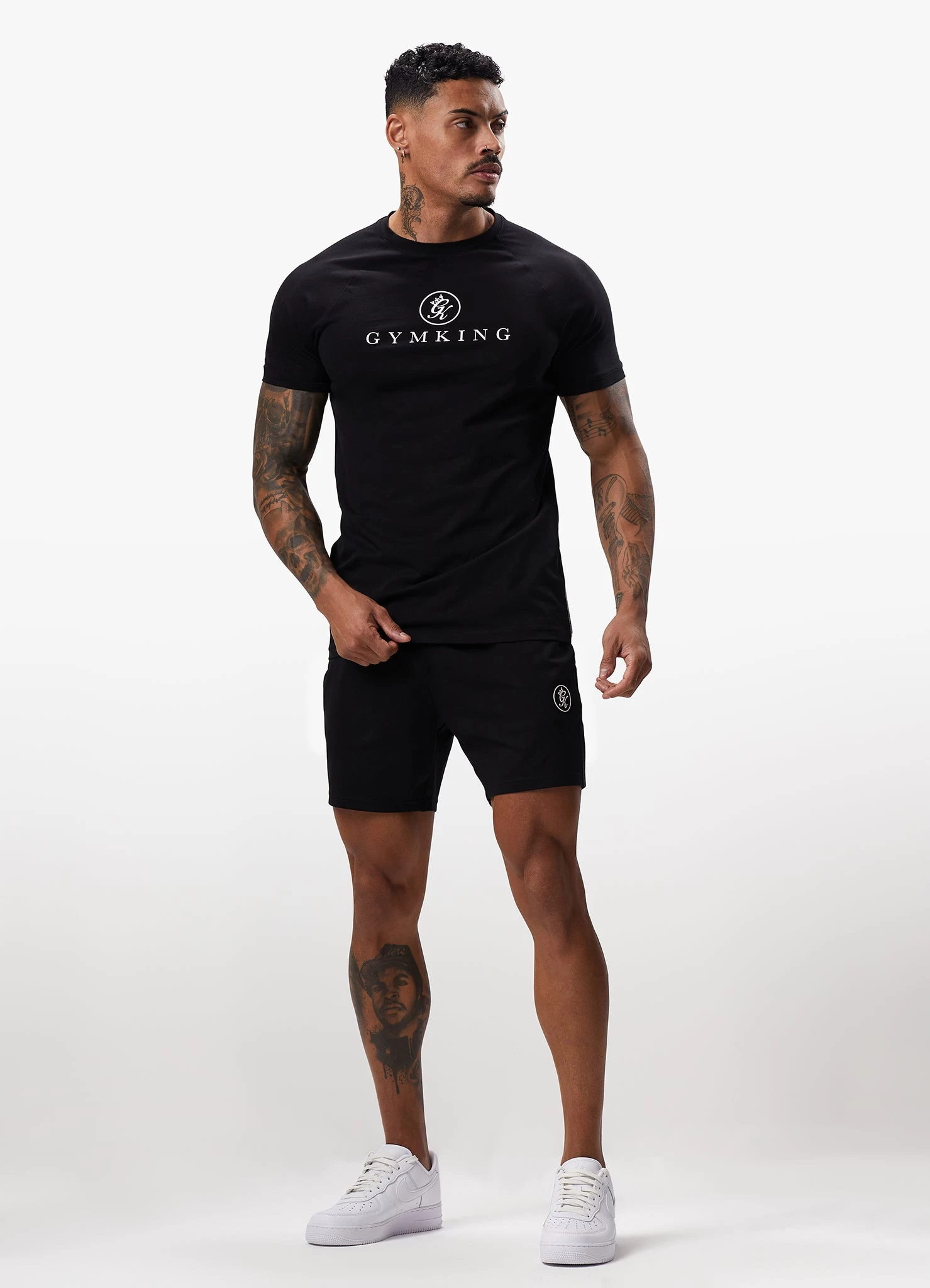 Gym King Pro Logo Jersey Tee - Black 9 Gym King Pro Logo Jersey Tee - Black - Image 7