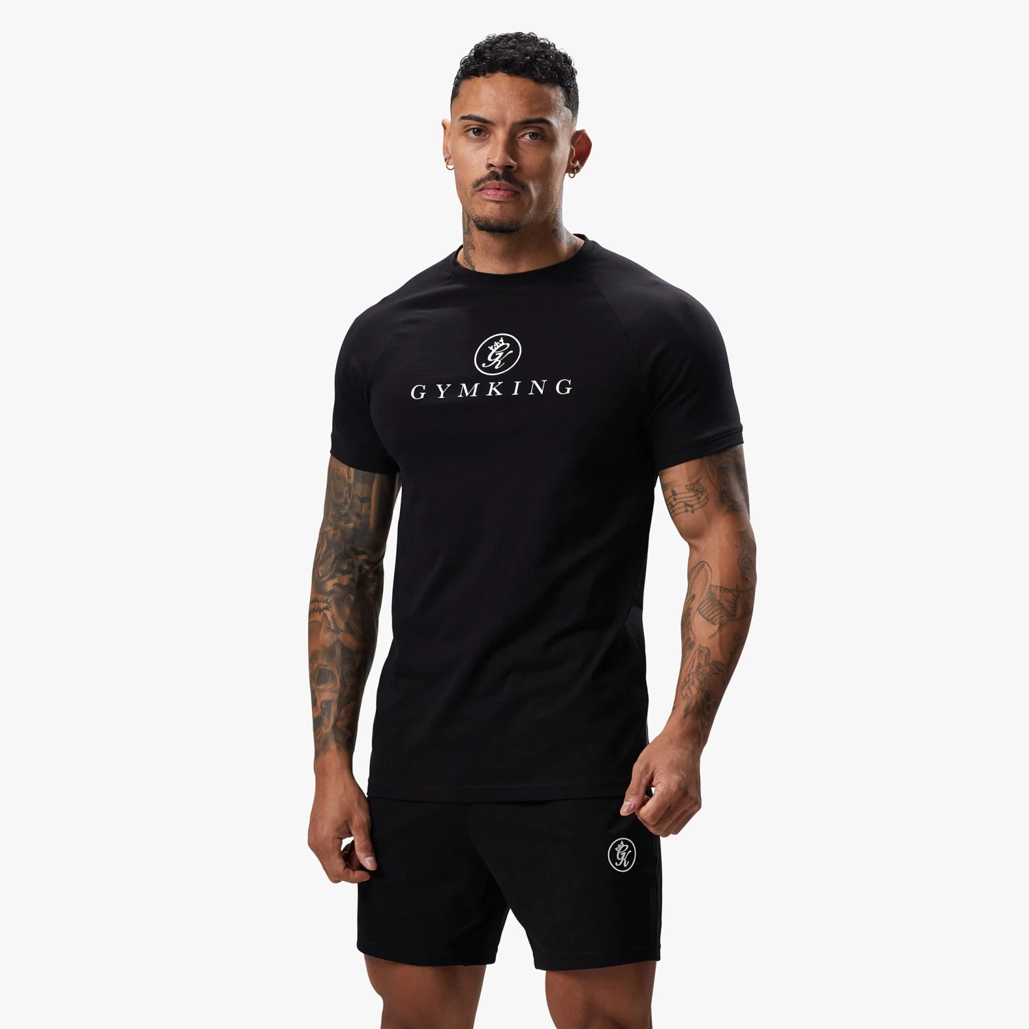 Gym King Pro Logo Jersey Tee - Black 4 Gym King Pro Logo Jersey Tee - Black - Image 2