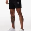 Gym King Pro Logo Jersey Short - Black