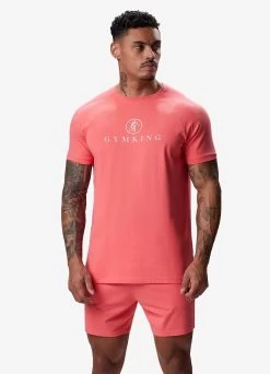 Gym King Pro Jersey Tee - Coral -Fit Wear Shop PROJERSEYTEE SHORT CORALSST A2CLDSHR A2CHP1502