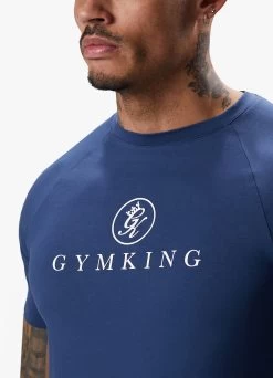 Gym King Pro Jersey Tee - Dark Indigo -Fit Wear Shop PROJERSEYTEE SHORT DARKINDIGOSST A2CLDSHR A2CHS 100
