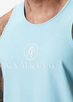 Gym King Pro Jersey Vest - Aqua Blue -Fit Wear Shop PROJERSEYVEST AQUABLUEVST A2CHZ1432