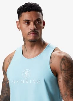 Gym King Pro Jersey Vest - Aqua Blue -Fit Wear Shop PROJERSEYVEST AQUABLUEVST A2CHZ1442