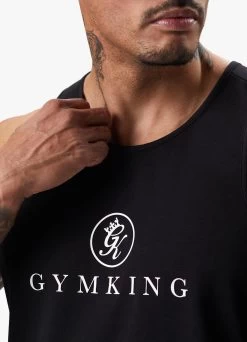 Gym King Pro Jersey Vest - Black -Fit Wear Shop PROJERSEYVEST BLACKVST A2CHU 109