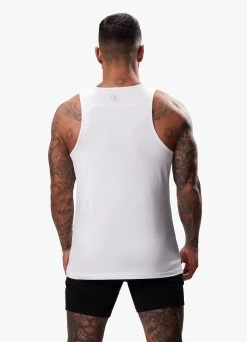 Gym King Pro Jersey Vest - White -Fit Wear Shop PROJERSEYVEST WHITE277