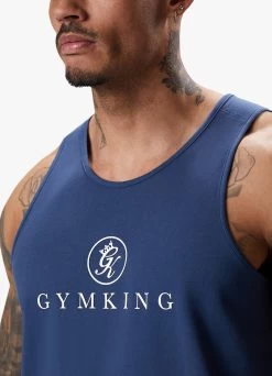 Gym King Pro Jersey Vest - Dark Indigo -Fit Wear Shop PROJERSEYVEST SHORT DARKINDIGOVST A2CI0SHR A2CHS 82