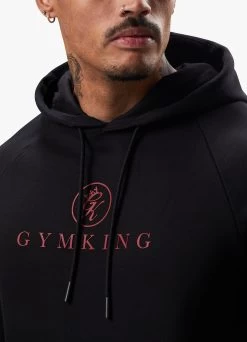 Gym King Pro Logo Fleece Tracksuit - Black/Red -Fit Wear Shop PROLOGOHOOD JOGGER BLACKREDHDE A2C34TSB A2C3A 460 3818cdcf 86fc 4623 a986 7feaa9d6407c