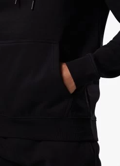 Gym King Pro Logo Fleece Hood - Black/Red -Fit Wear Shop PROLOGOHOOD JOGGER BLACKREDHDE A2C34TSB A2C3A 461