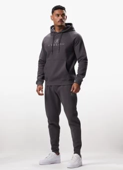 Gym King Pro Logo Fleece Hood - Graphite -Fit Wear Shop PROLOGOHOOD JOGGER GRAPHITEHDE A2C36TSB A2C3C 506
