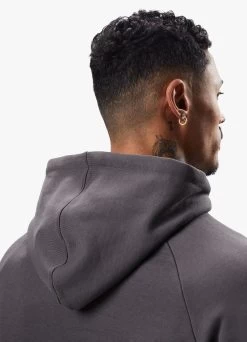 Gym King Pro Logo Fleece Hood - Graphite -Fit Wear Shop PROLOGOHOOD JOGGER GRAPHITEHDE A2C36TSB A2C3C 513