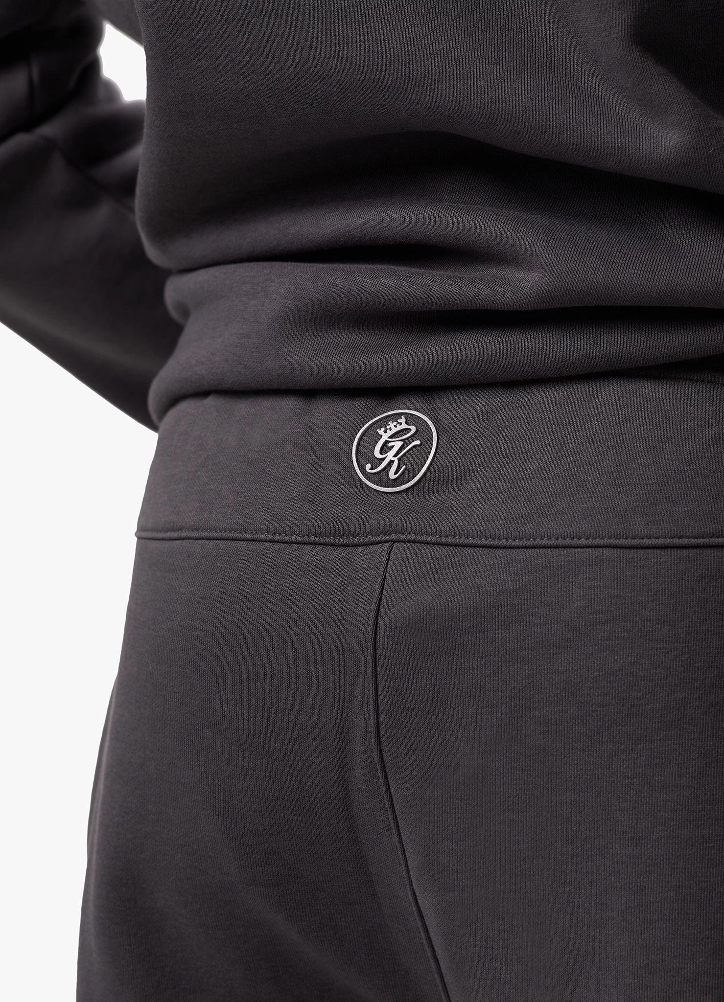 Gym King Pro Logo Fleece Tracksuit - Graphite 17 Gym King Pro Logo Fleece Tracksuit - Graphite - Image 15
