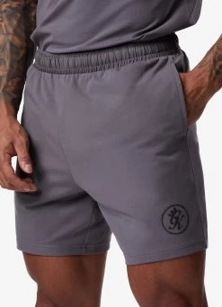 Gym King Pro Logo Short V2 - Fossil Grey -Fit Wear Shop PROLOGOTEE SHORT FOSSILGREYSST A2CI7SHR A2CI9137