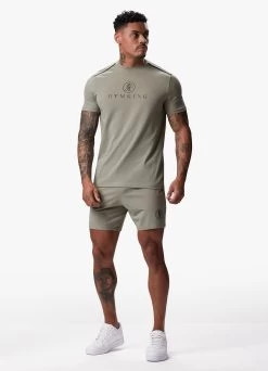 Gym King Pro Logo Tee V2 - Khaki -Fit Wear Shop PROLOGOTEE SHORT KHAKISST A2CI6SHR A2CI8118