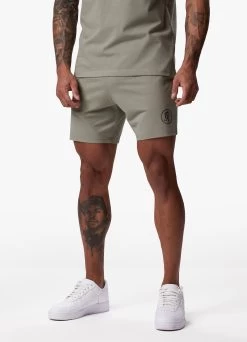 Gym King Pro Logo Short V2 - Khaki -Fit Wear Shop PROLOGOTEE SHORT KHAKISST A2CI6SHR A2CI8119