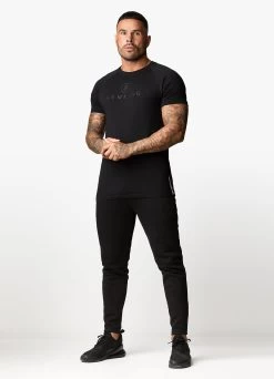 Gym King Pro Fleece Jogger - Black/Black -Fit Wear Shop PROLOGOTSHIRT JOGGER BLACKSST B2552TSB B2BIT 399