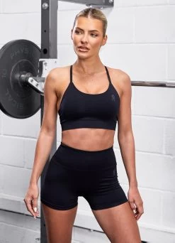 Gym King Sculpt Seamless Bra - Black -Fit Wear Shop Q124LADIESGYMCAMP4562copy