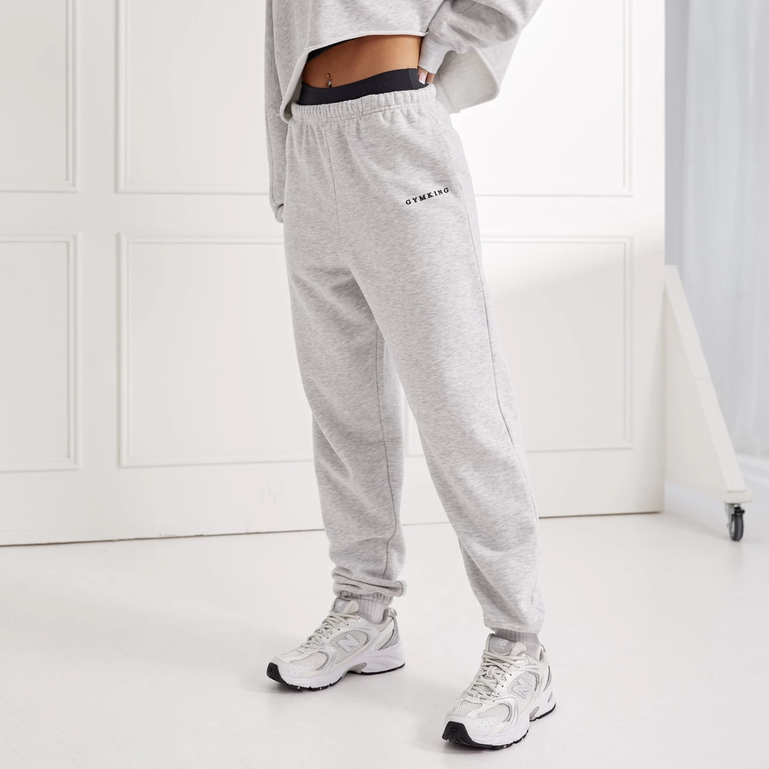 Gym King Move Your Way Jogger - Snow Marl 4 Gym King Move Your Way Jogger - Snow Marl - Image 2