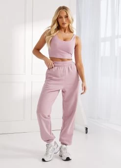 Gym King Move Your Way Jogger - Dusky Mauve -Fit Wear Shop Q124LADIESPEACH MYWCAMP6687copy