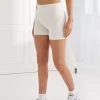 Gym King Peach Luxe 4" Short - Marshmallow Luxe