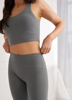 Gym King Peach Luxe Tank - Dark Sage Luxe -Fit Wear Shop Q124LADIESPEACH MYWCAMP7906