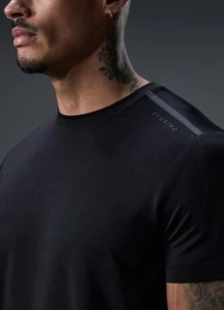 Gym King Alpha Poly Tee - Black -Fit Wear Shop Q124MENSECOMALPHA EST2534copy