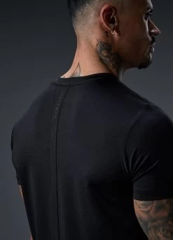 Gym King Alpha Poly Tee - Black -Fit Wear Shop Q124MENSECOMALPHA EST2535copy