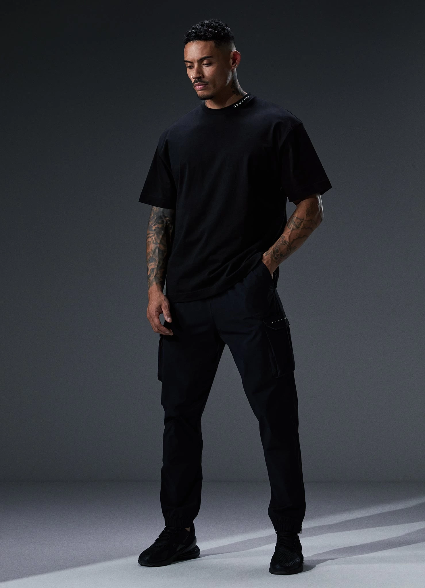 Gym King Alpha Tee - Black 11 Gym King Alpha Tee - Black - Image 9