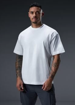 Gym King Alpha Tee - White -Fit Wear Shop Q124MENSECOMALPHA EST2642copy