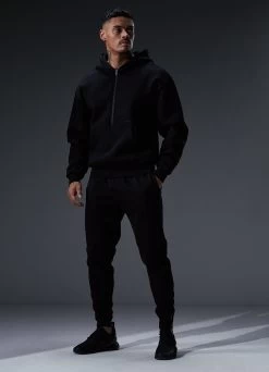 Gym King Alpha 1/2 Zip Hood - Black -Fit Wear Shop Q124MENSECOMALPHA EST2688copy