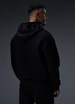 Gym King Alpha 1/2 Zip Hood - Black -Fit Wear Shop Q124MENSECOMALPHA EST2698copy