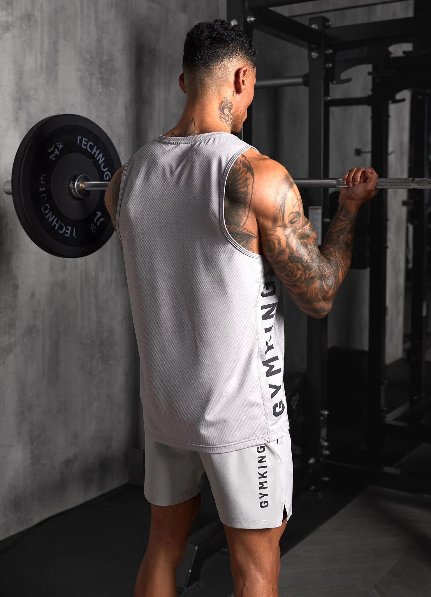 Gym King Training Division Vest - Shadow Grey 3 Gym King Training Division Vest - Shadow Grey
