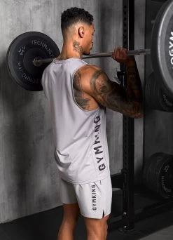 Gym King Training Division Vest - Shadow Grey 19 Gym King Training Division Vest - Shadow Grey -Fit Wear Shop Q124MENSJRGYM0927copy
