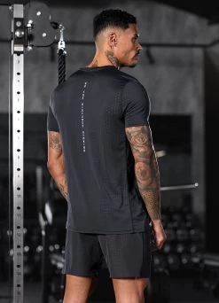 Gym King Distance Tee - Dark Pewter 17 Gym King Distance Tee - Dark Pewter -Fit Wear Shop Q124MENSJRGYM1083copy